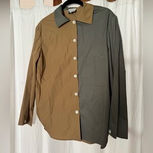 Rue Blanche Julo Bicolor Blouse